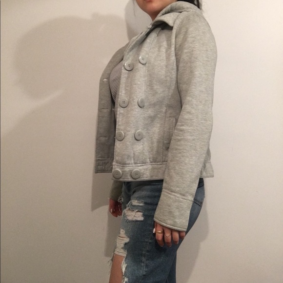 Bluenotes Double-Breasted Jacket in Heather Grey - Picture 2 of 12